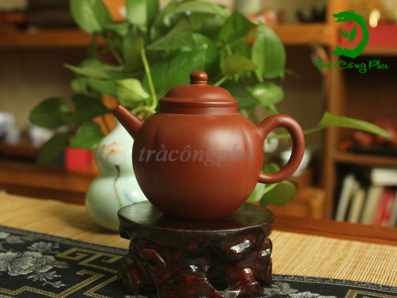 Ấm Tử Sa Lăng Hoa Thanh Thủy Nê ( Biến Thể) - ATS1135
